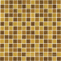 Wholesale 300X300mm Swimming Pool Tile Brown Mix Glass Mosaic